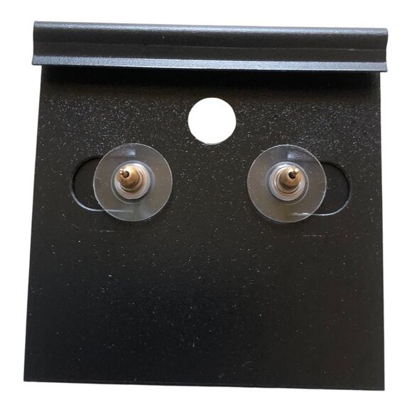 Saks Fifth Avenue NWT Leaf Crystal Rectangle Soft Petal Pink Dangle Earrings - Picture 6 of 11